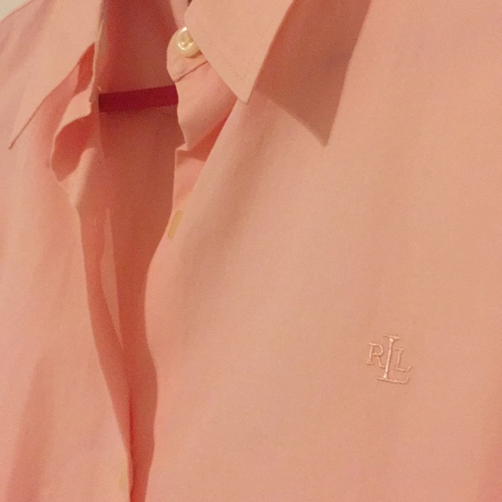 Lauren Ralph Lauren Pink Button Down with Cuffs